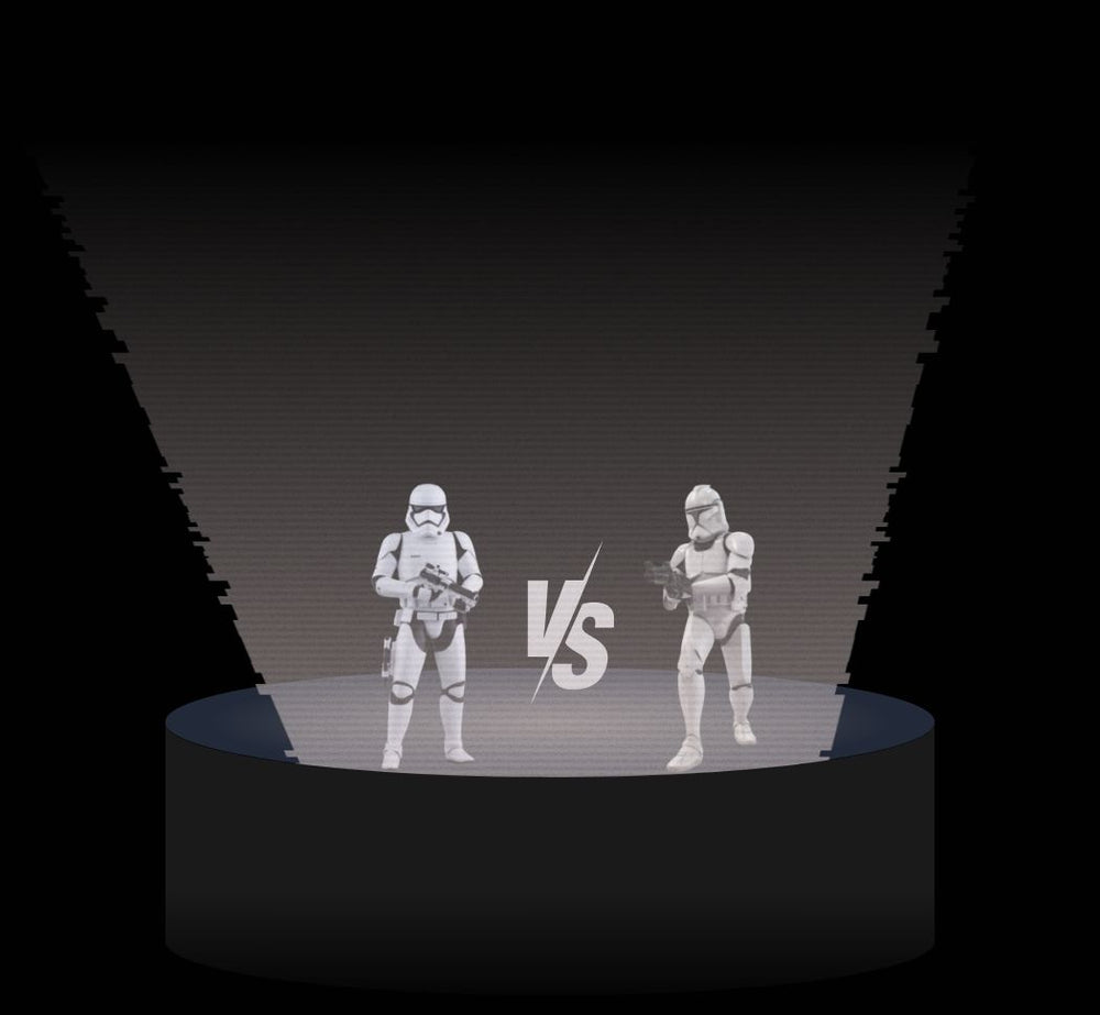 Clone Troopers vs Stormtroopers