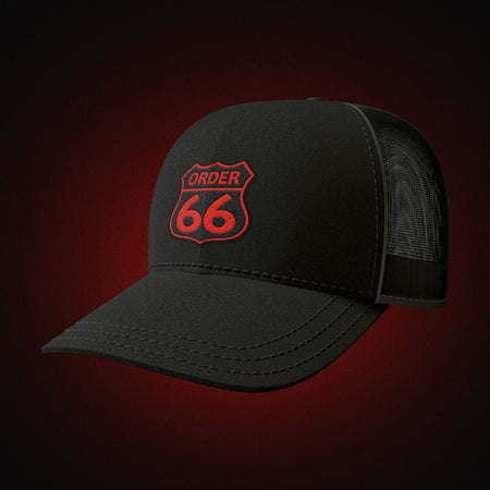 Order 66 Hat Modern with Red Logo