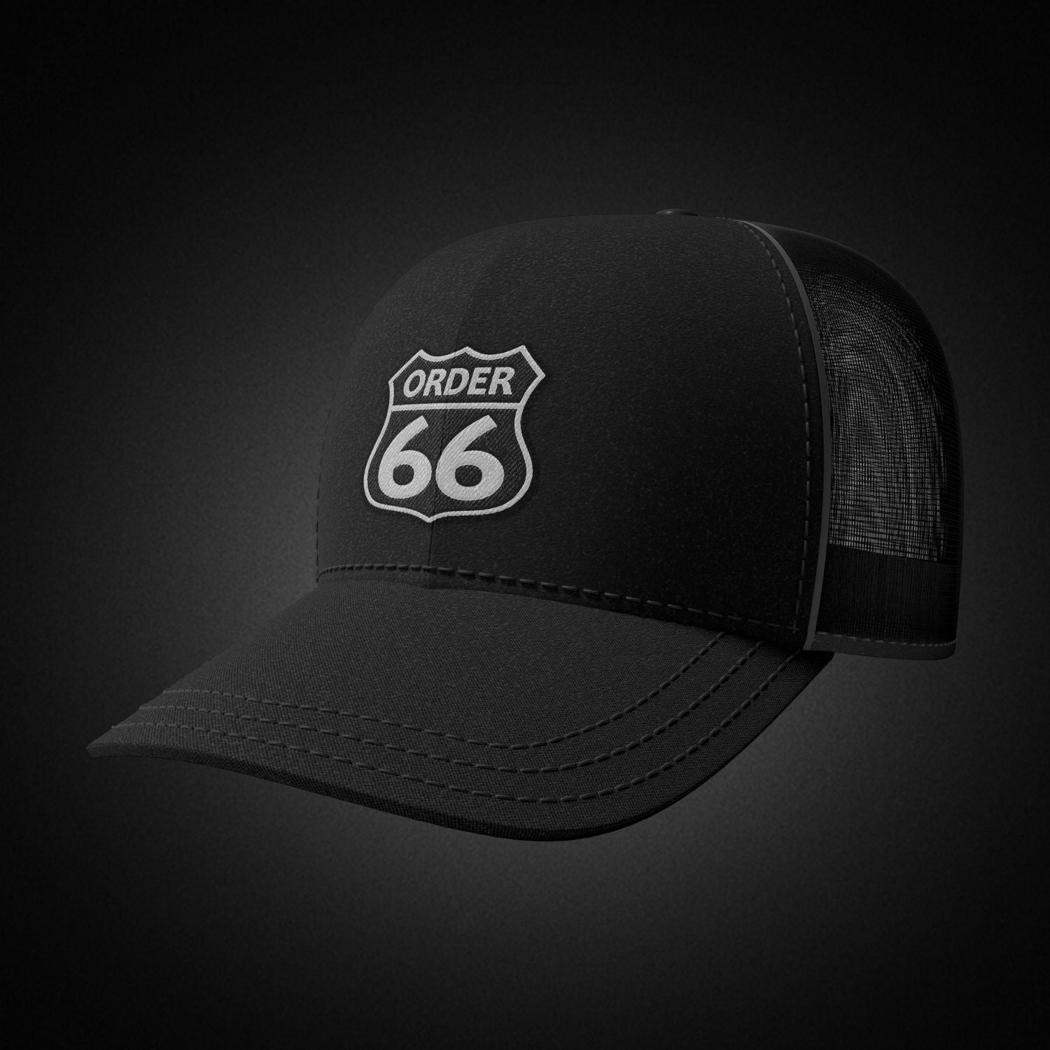 Order 66 Hat Modern with Grey Logo