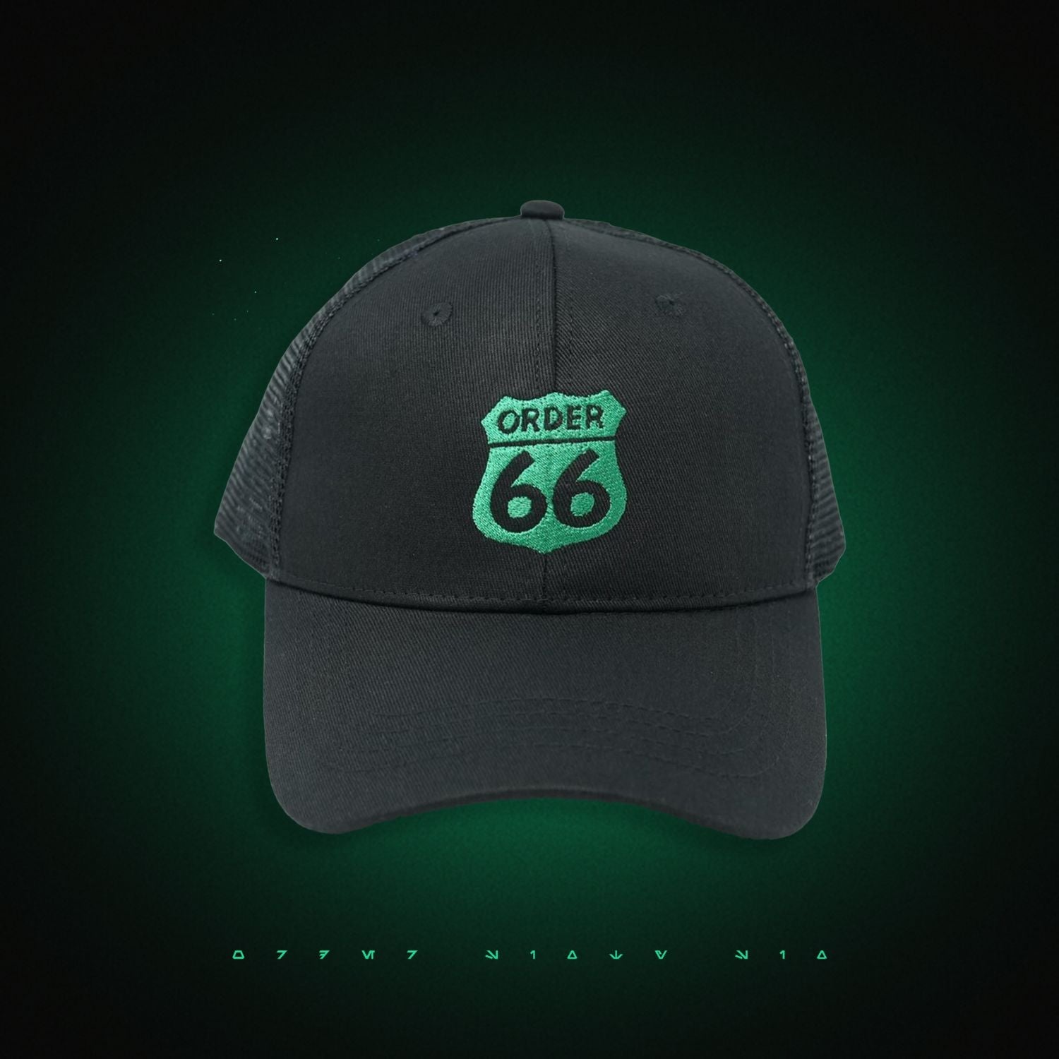 Order 66 Hat Classic with Green Logo