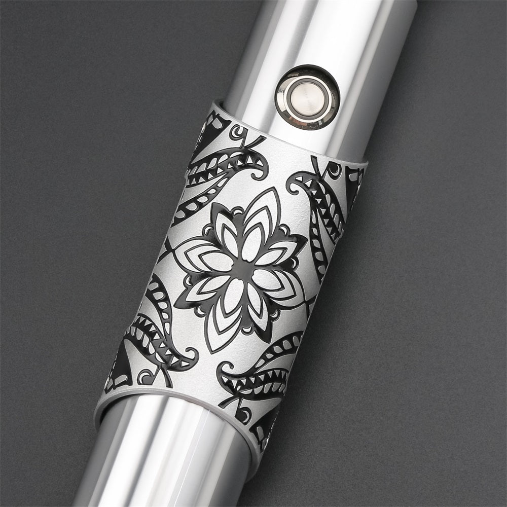 Bullet Floral - Silver-Black