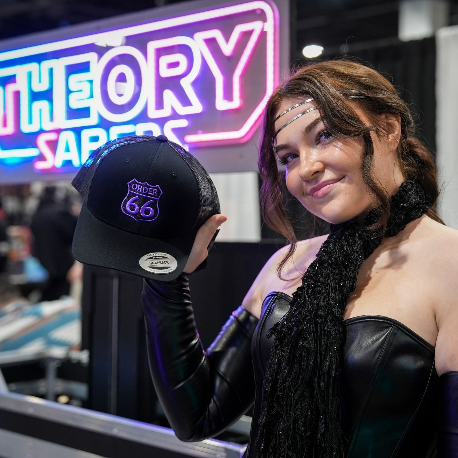 Order 66 Hat Modern with Purple Logo