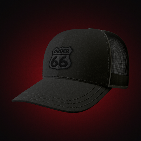 Order 66 Hat Modern with Black Logo