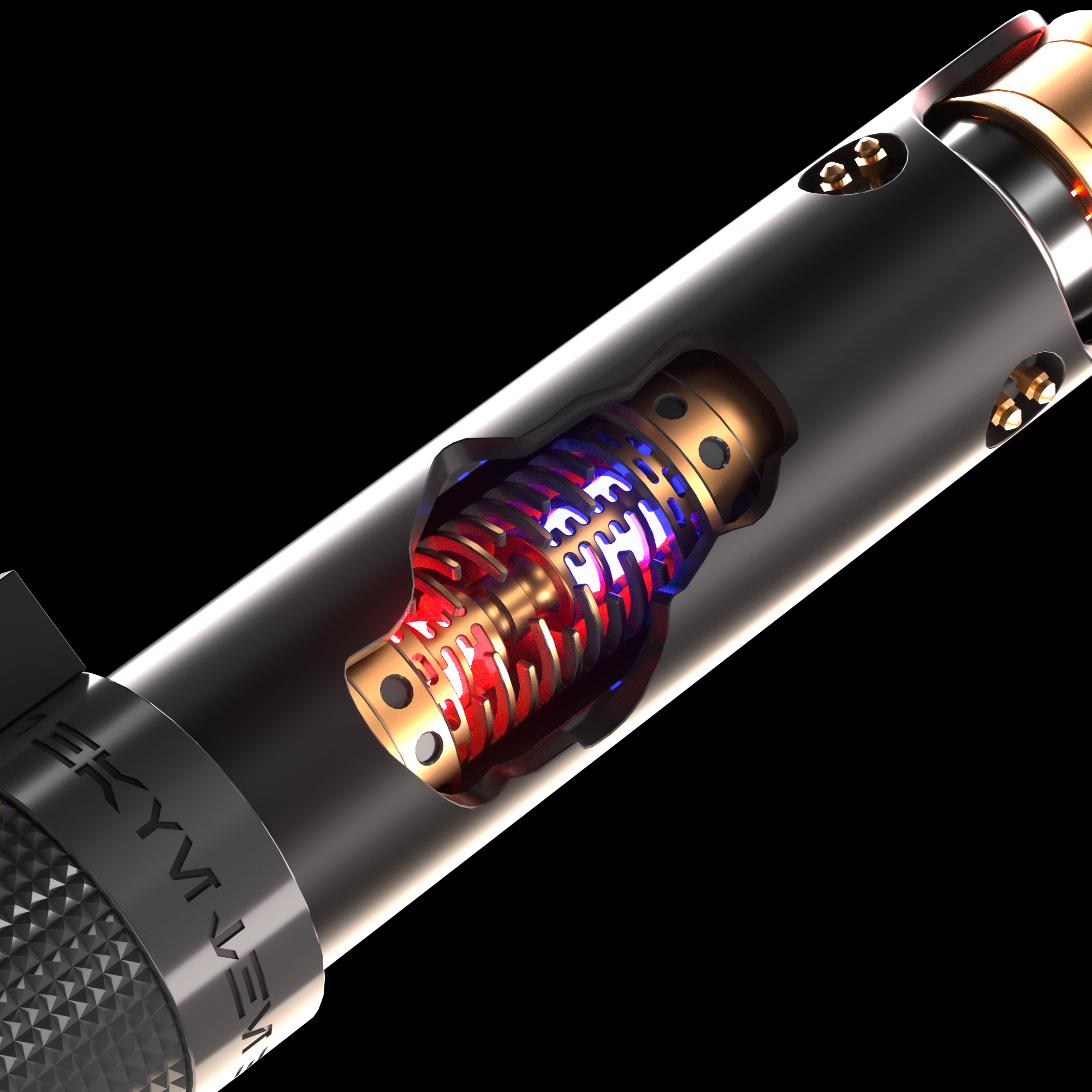 Fallen Knight Black (Exposed Spinning Crystals) Exclusive