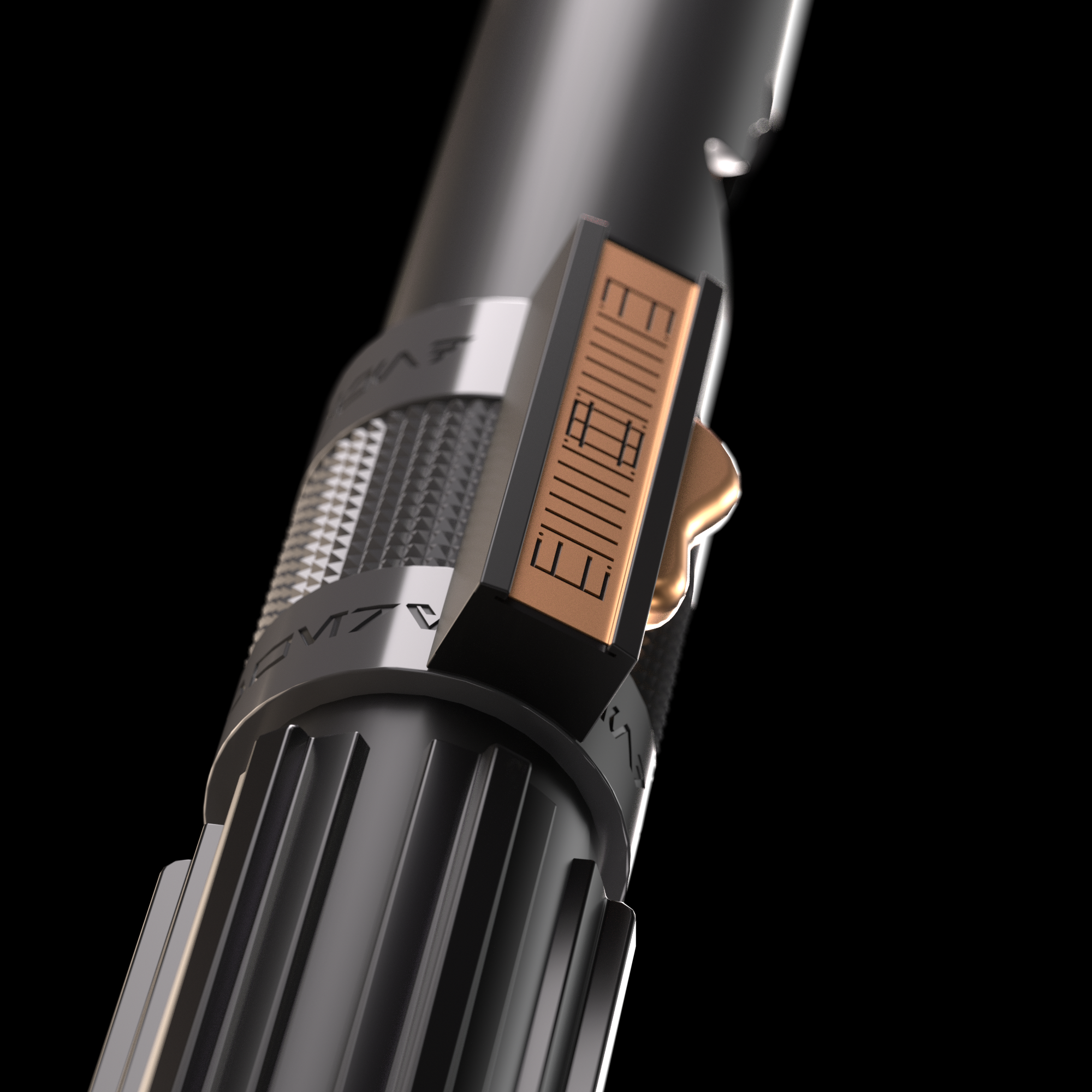 Fallen Knight Black (Exposed Spinning Crystals) Exclusive