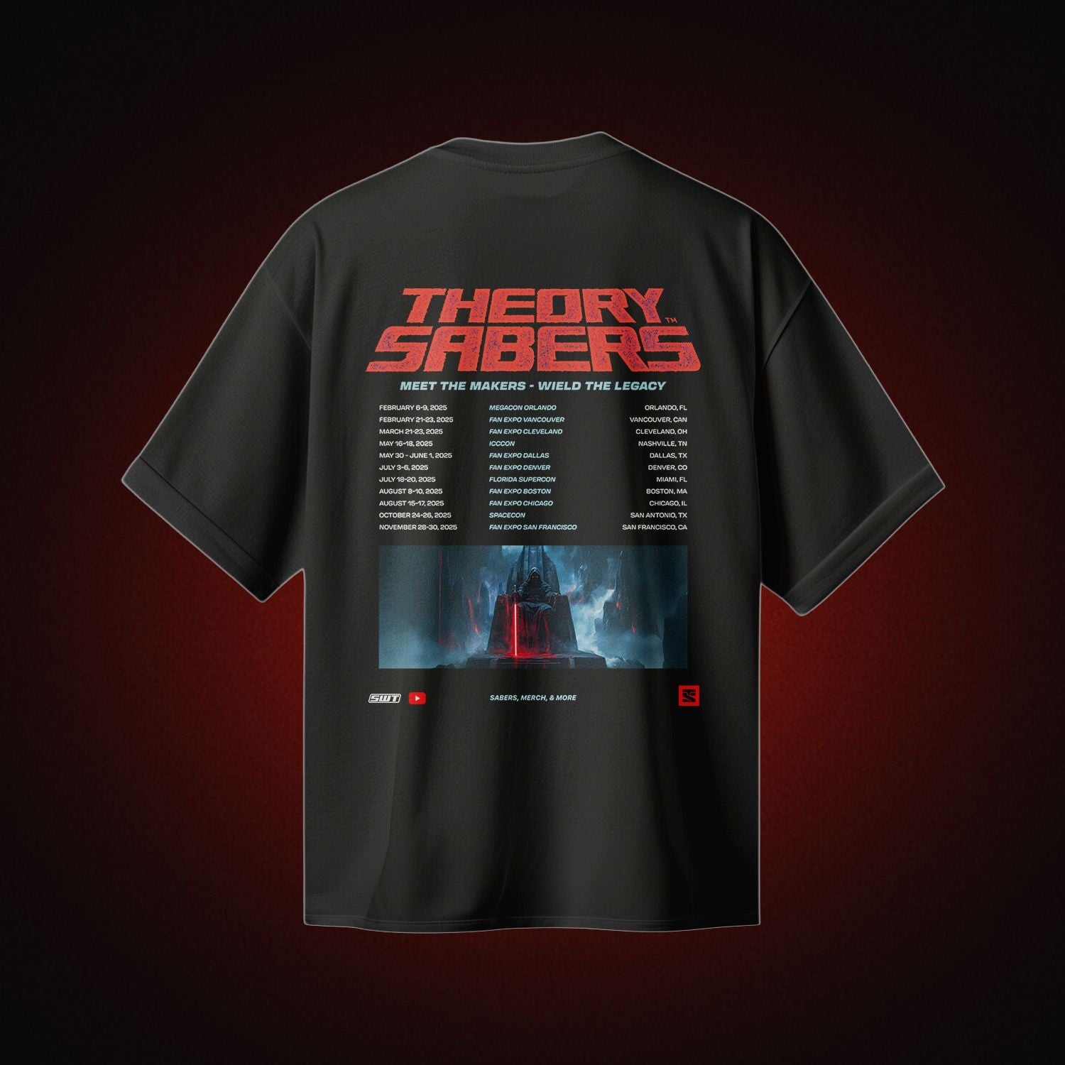 2025 Tour T-Shirt Black